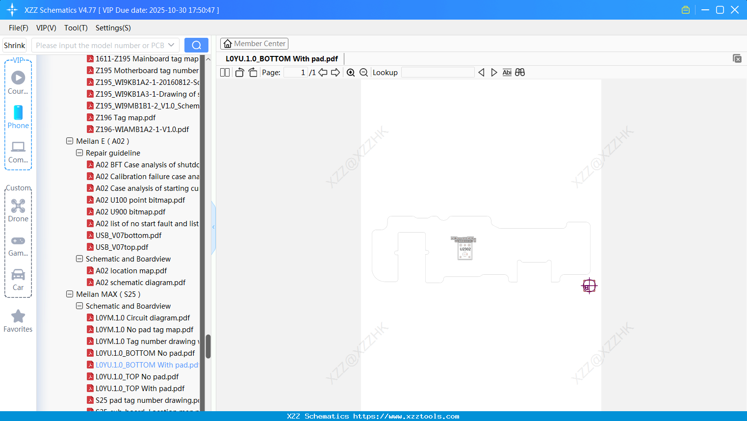 Meizu L0YU.1.0_BOTTOM With Pad